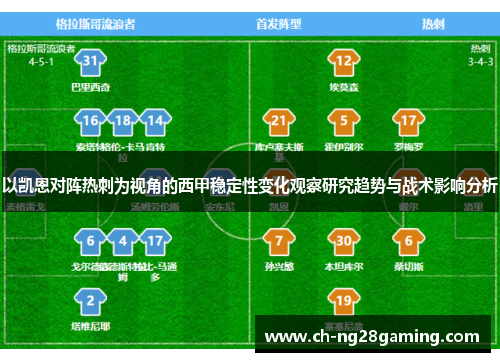 以凯恩对阵热刺为视角的西甲稳定性变化观察研究趋势与战术影响分析 以凯恩对阵热刺为视角的西甲稳定性变化观察研究趋势与战术影响分析